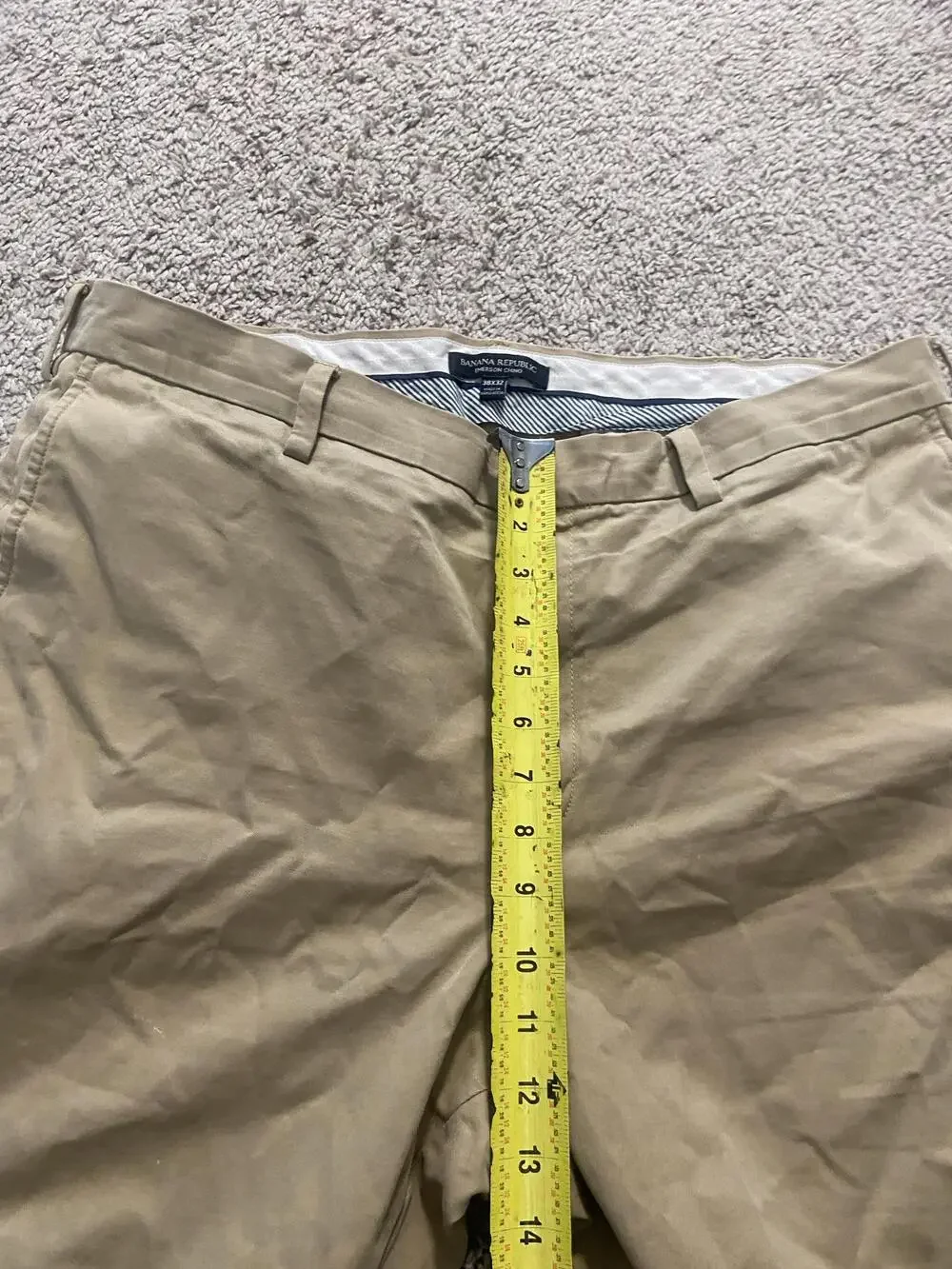 Banana Republic Pants Mens 38x32 Beige Emerson Chino Straight Leg Casual Pockets